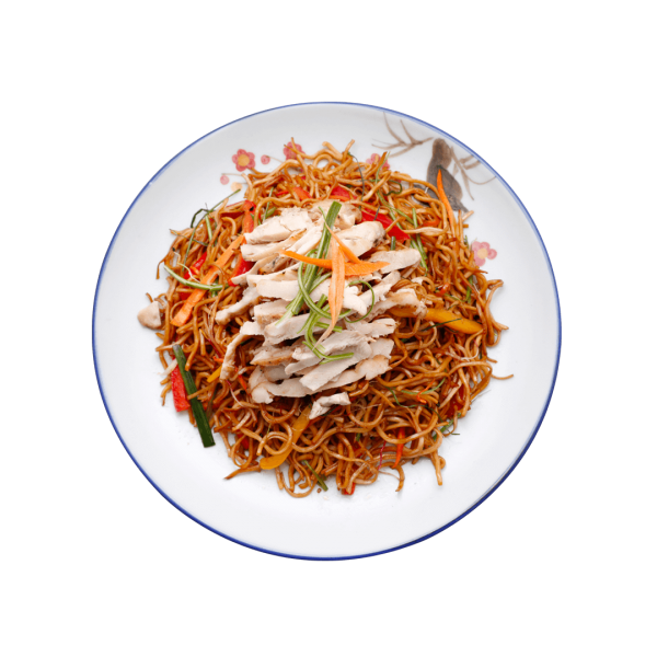 Nouilles sautées au poulet