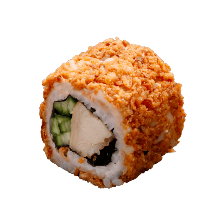 Oignon roll poulet grillé concombre