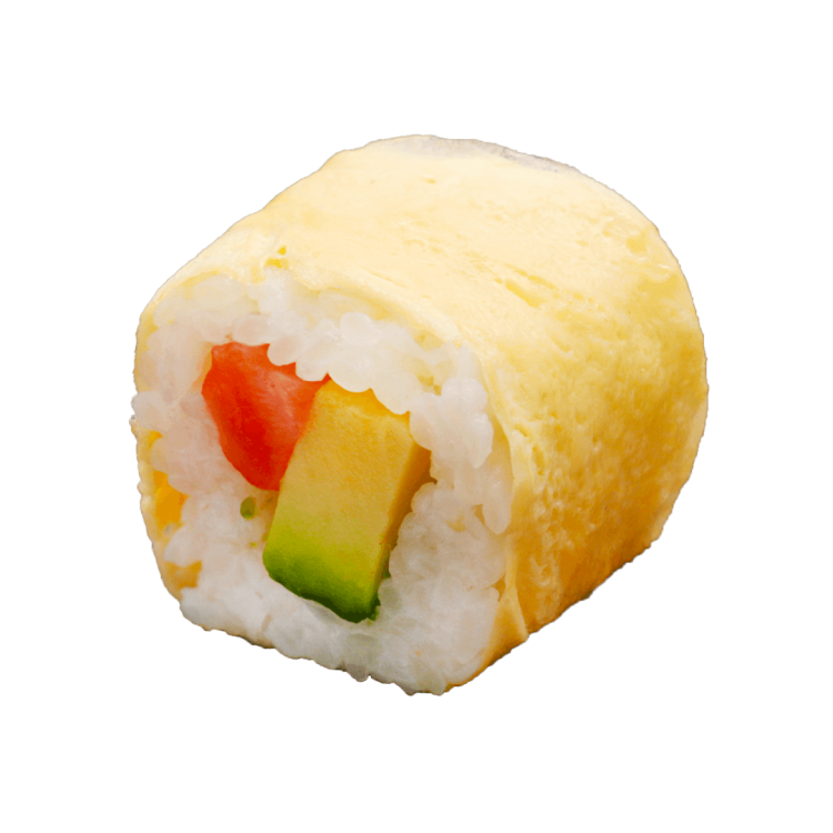 Egg roll saumon avocat