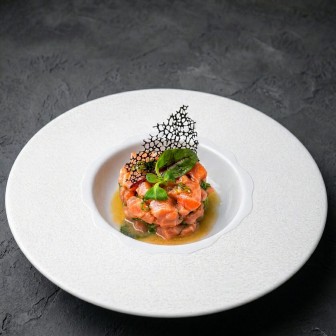 Tartare de saumon à la thaïe