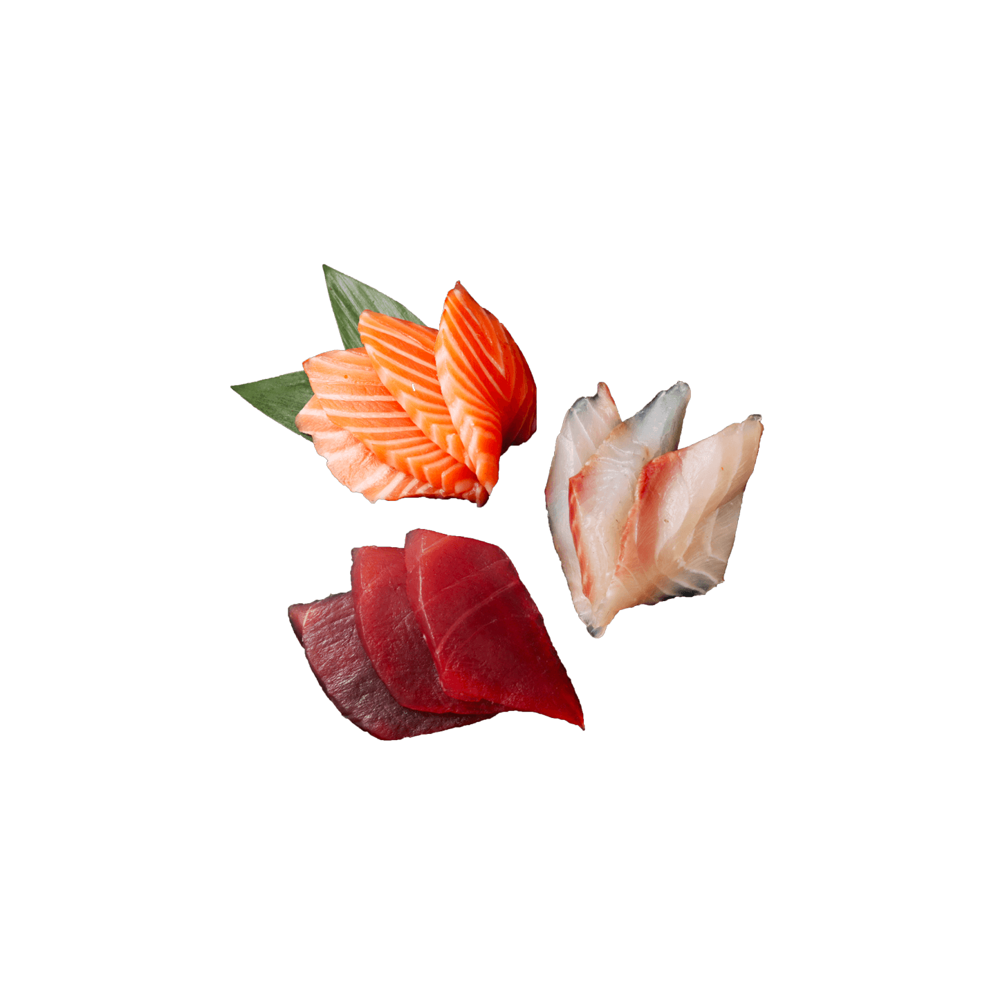 Sashimi assortiment (les 3 poissons - 10 pièces)