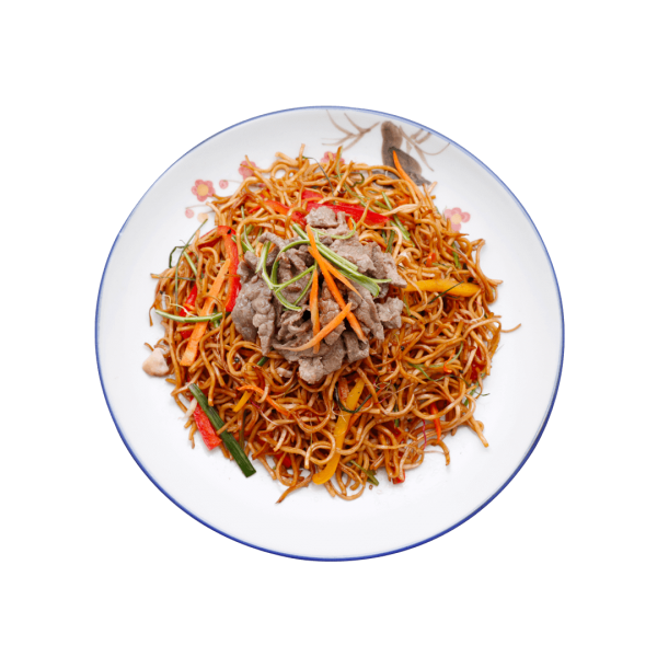 Nouilles sautées au boeuf