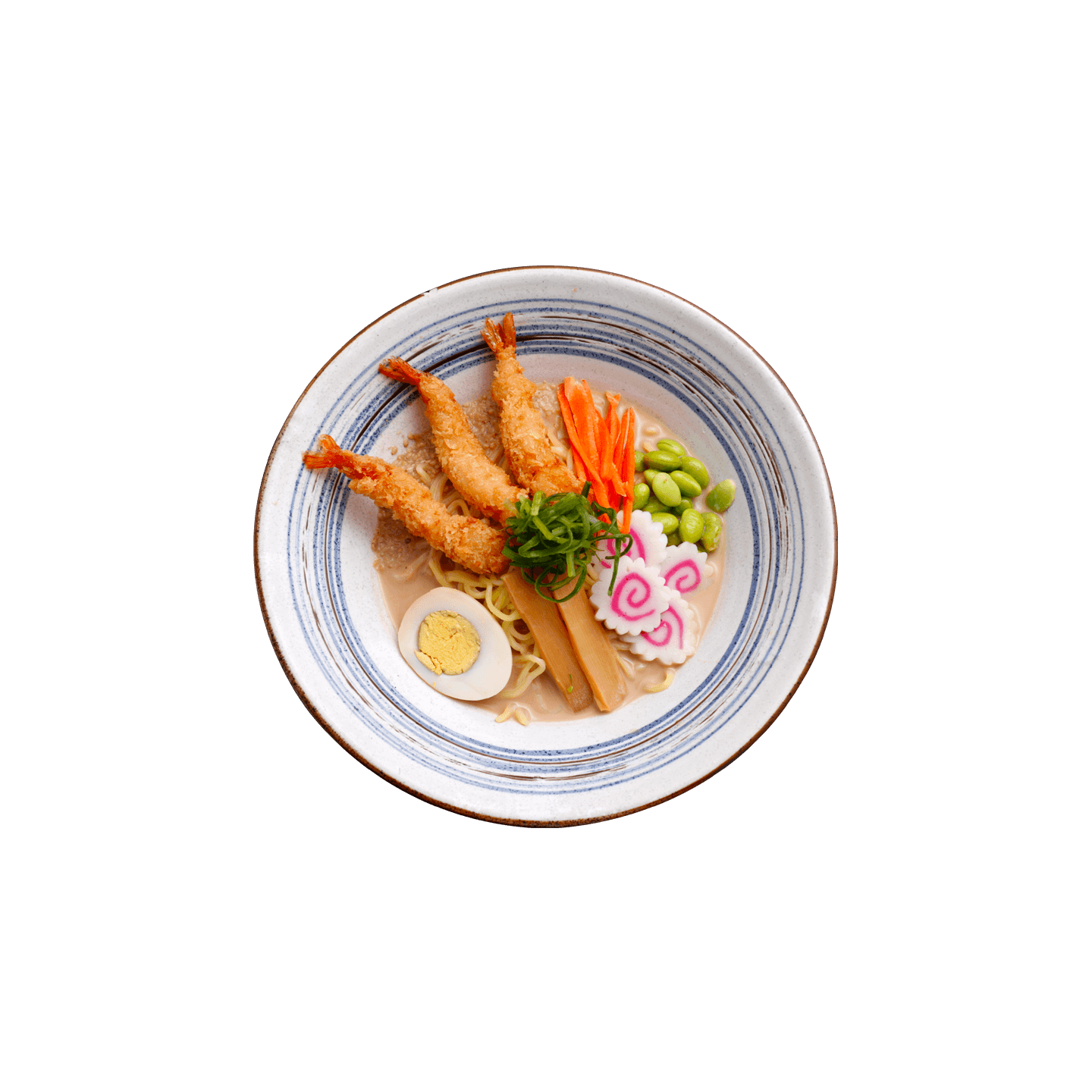 RAMEN TONKOTSU Crevette tempura