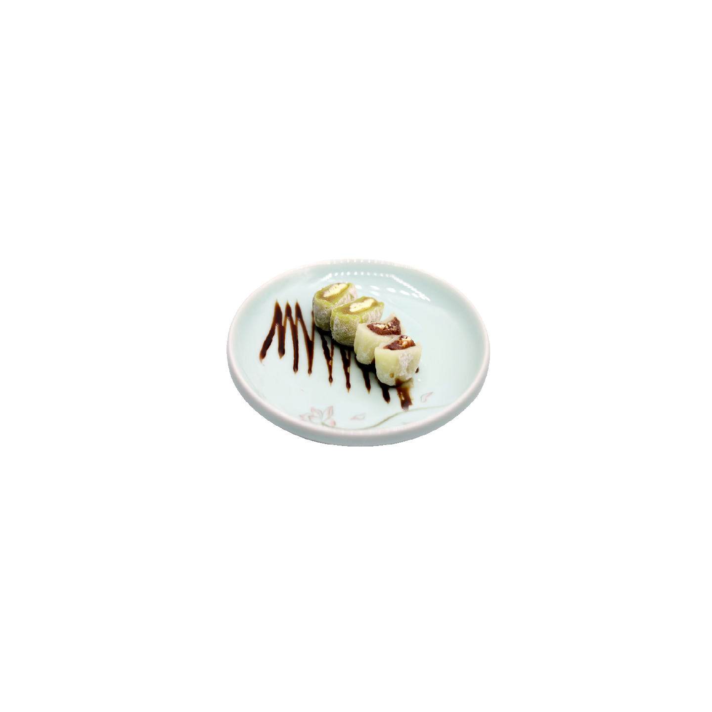 Mochi crème haricot vert (2 pièces)