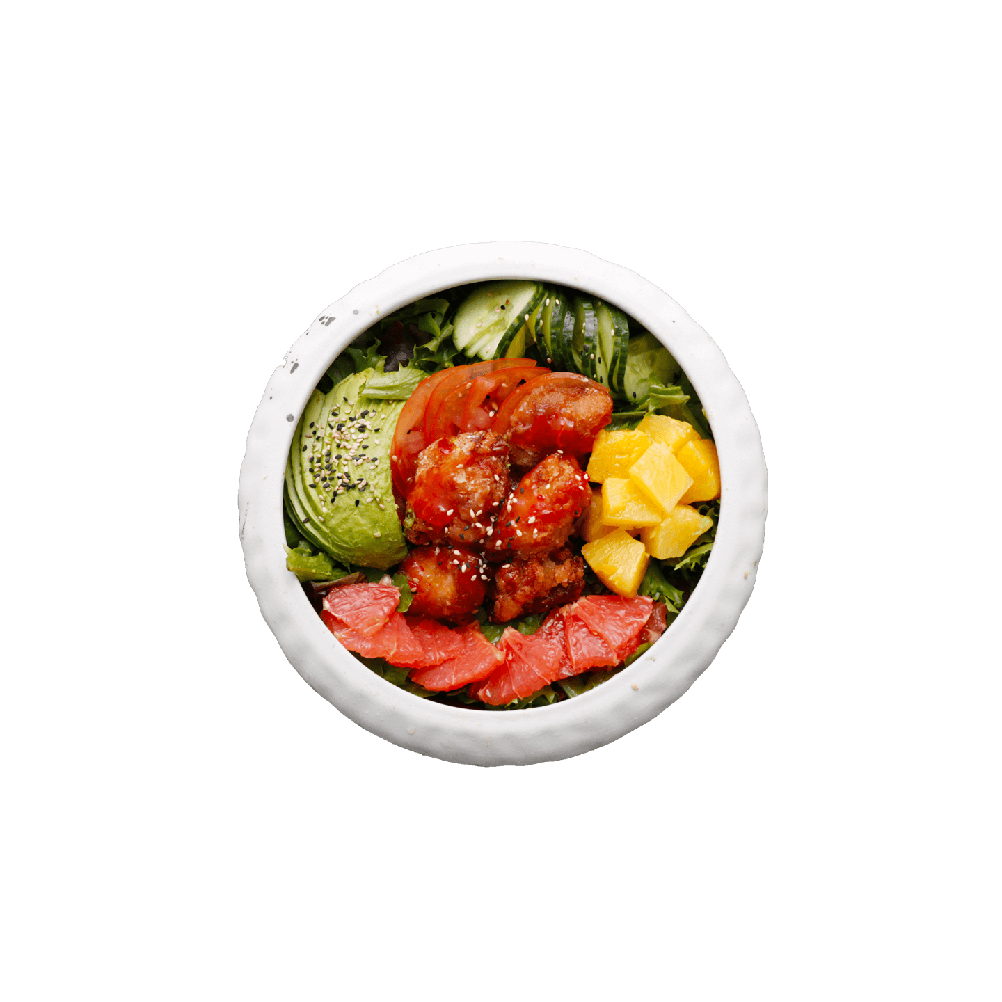 SALADE AU POULET FRIT