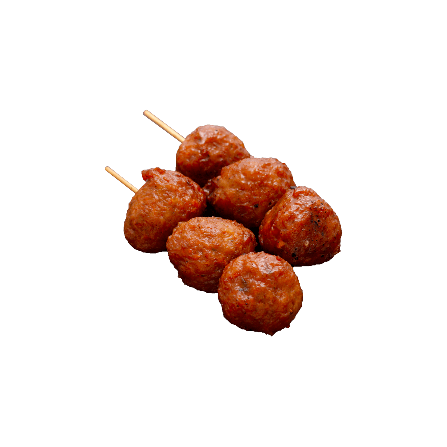 Yakitori boulette de poulet saté