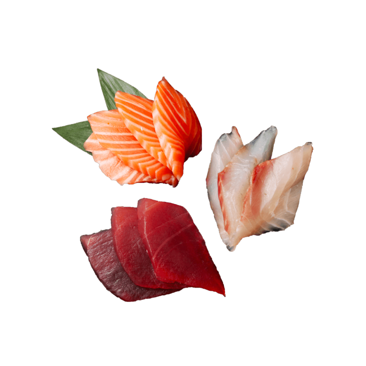 Sashimi assortiment (les 3 poissons -...