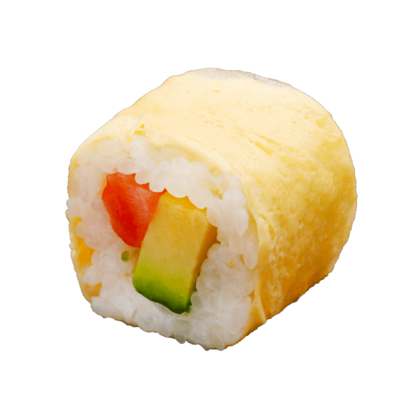 Egg roll saumon avocat