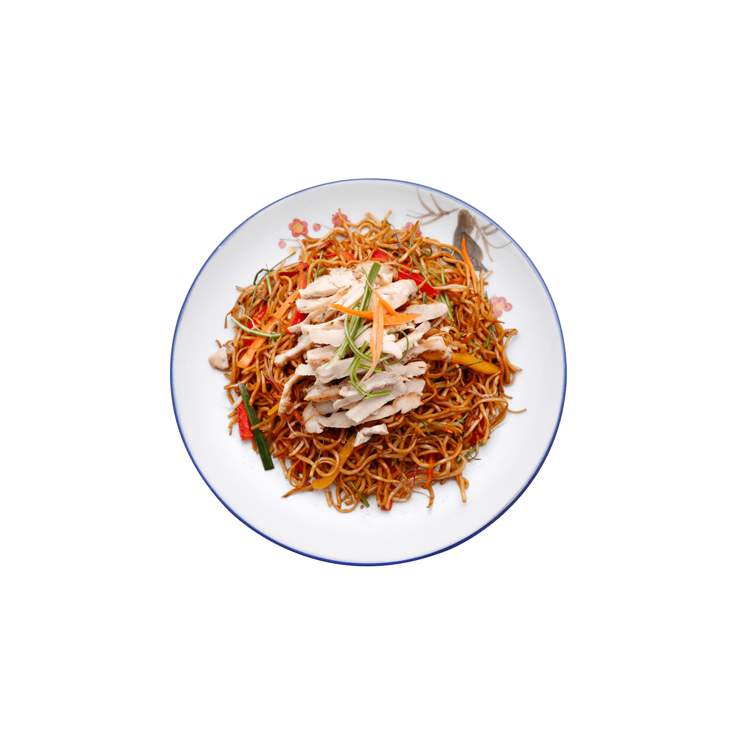 Nouilles sautées au poulet