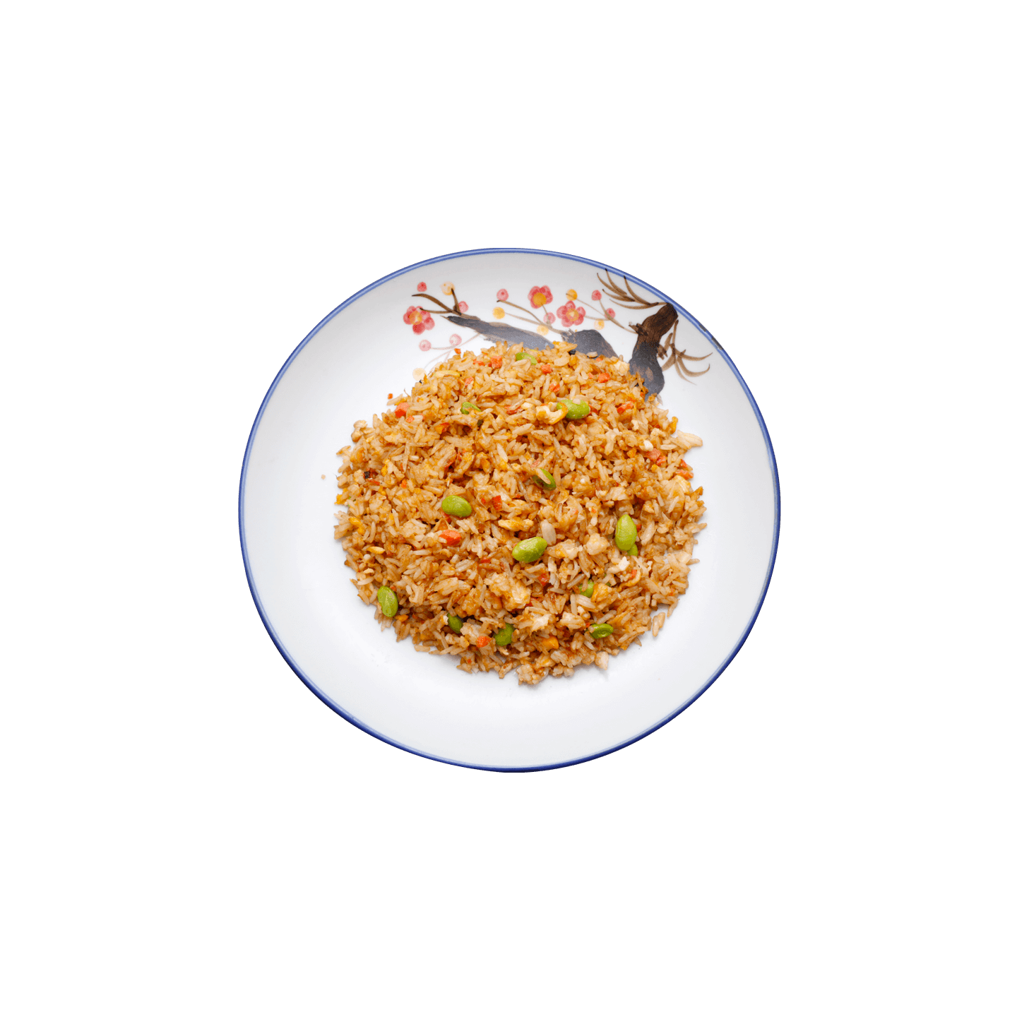 Riz sauté aux légumes et omelettes