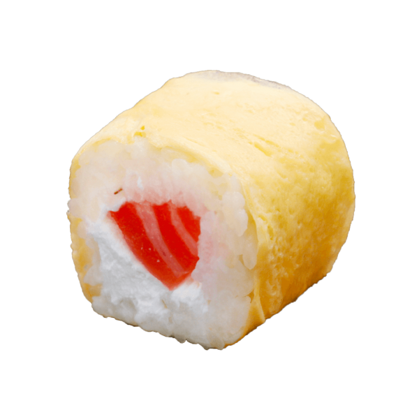 Egg roll saumon cheese