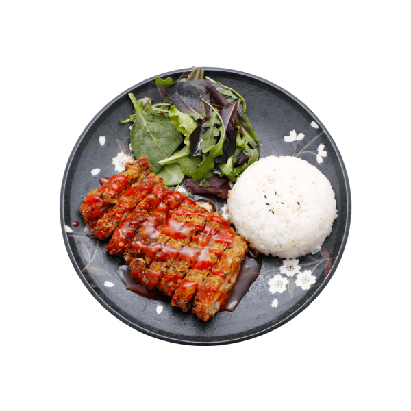 Poulet pané à la sauce...