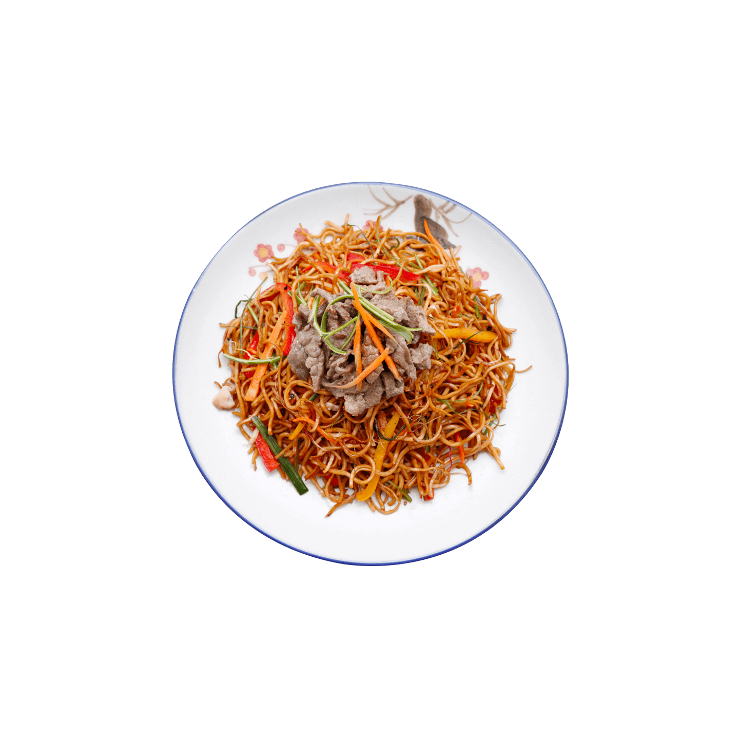 Nouilles sautées au boeuf