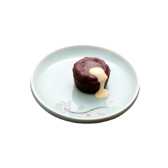 Mi-cuit choco crème anglaise
