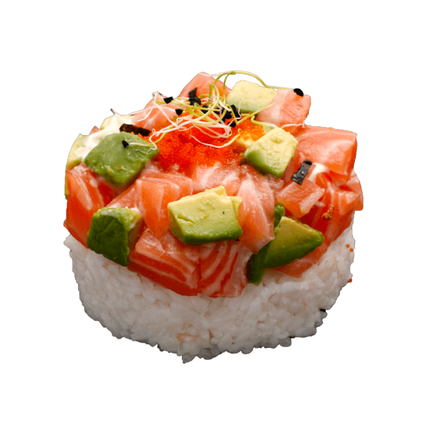 Tartare saumon avocat sauce...