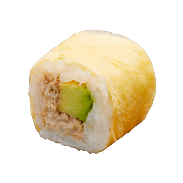 Egg roll saumon grillé avocat