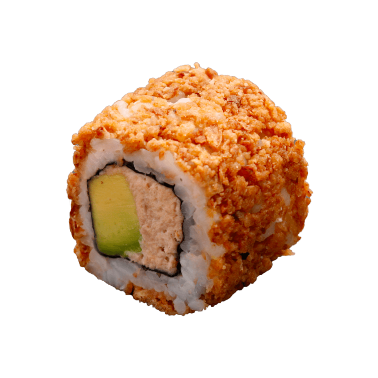 Oignon roll saumon grillé avocat